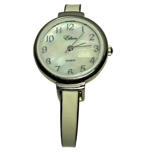 Eikon Watch Womens White Dial Quartz Bangle Bracelet Japan Movt 5044 SMJ-615